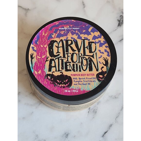 Carved For Attention Pumpkin Body Butter 7.5 Oz By Perfectly Posh - Picture 1 of 4